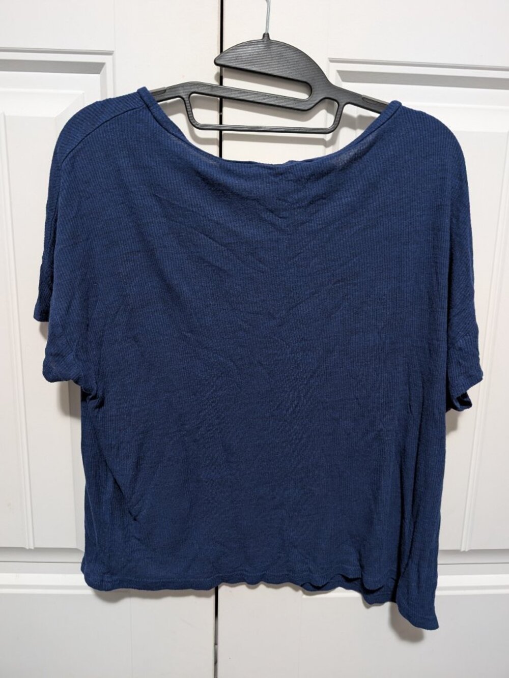 XS Oversized Blue Top - Picture 2 of 6